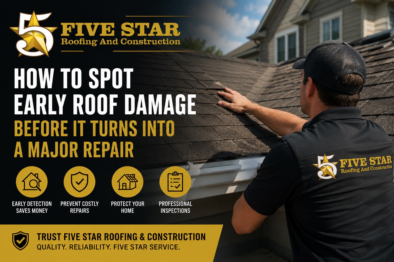 How to Spot Early Roof Damage Before It Turns Into a Major Repair, Roof Repair in Tampa