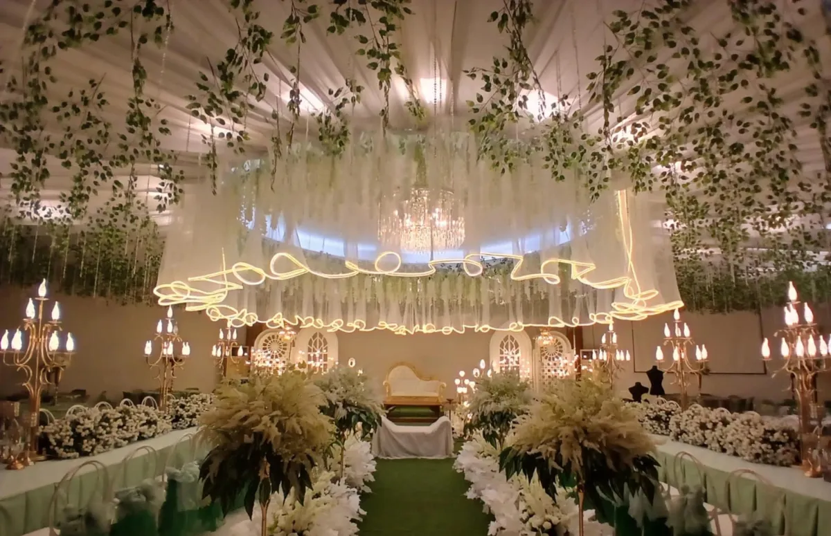 a lighted star on a black background