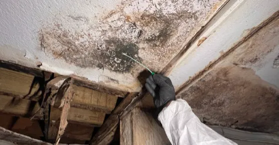 A red fire hydrant sitting on the side of a cement wall