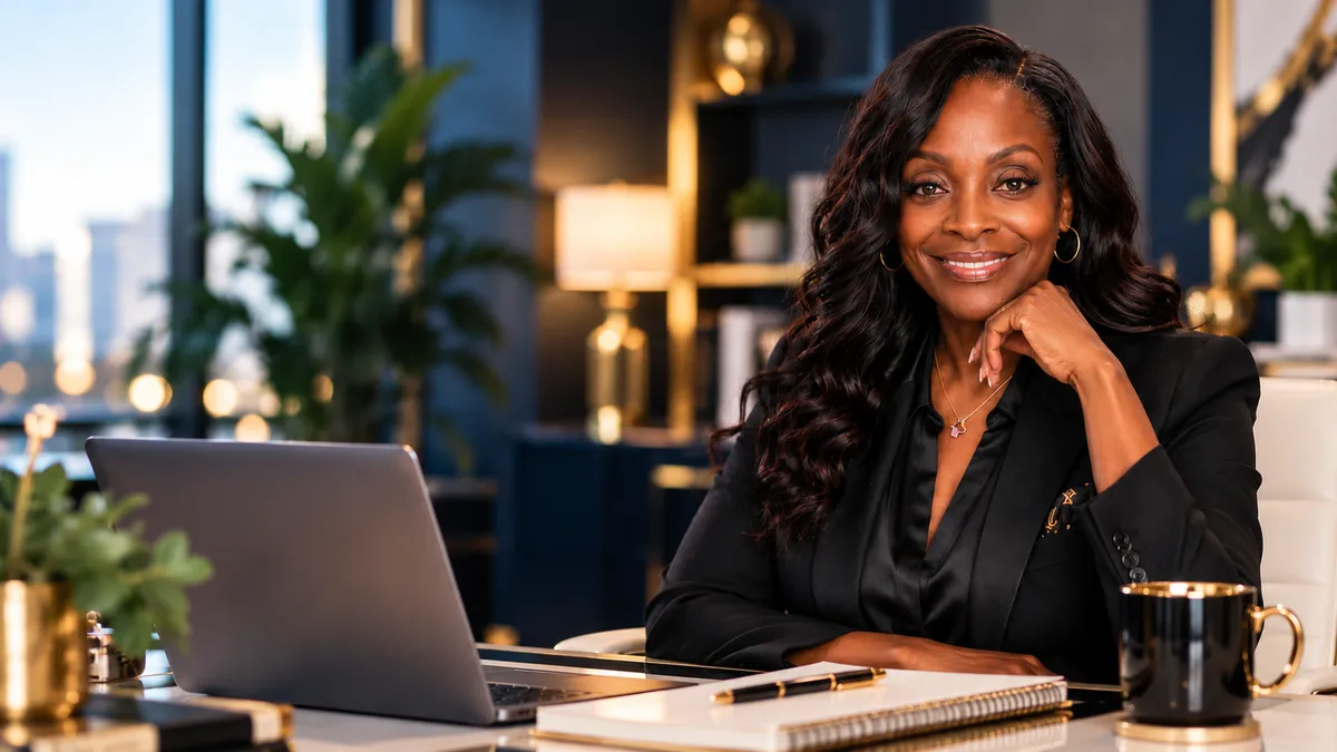 Santasha Milner in executive office