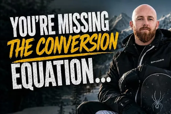 You're missing the conversation equation..