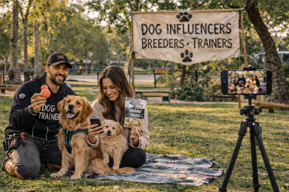 Dog Product Influencers Breeders Trainer