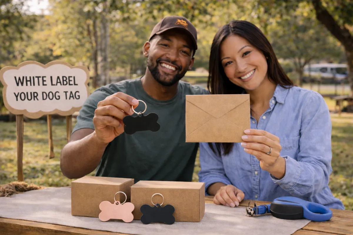 White Label Your Dog Tag