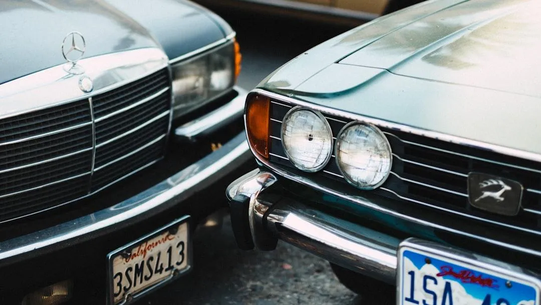 Damaged car bumper fixed