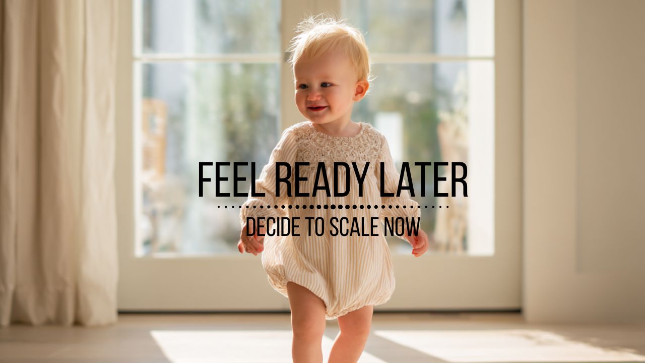 Why You Don’t Need to Feel Ready to Scale Your Business