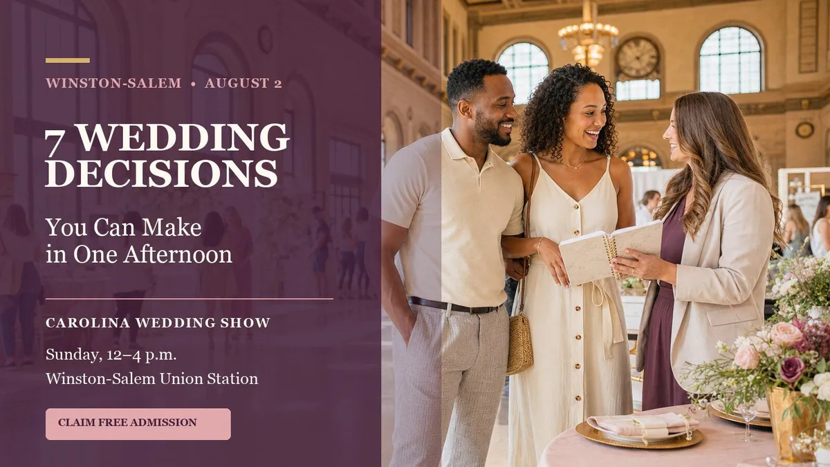 7 Wedding Decisions You Can Make at the Winston-Salem Wedding Show