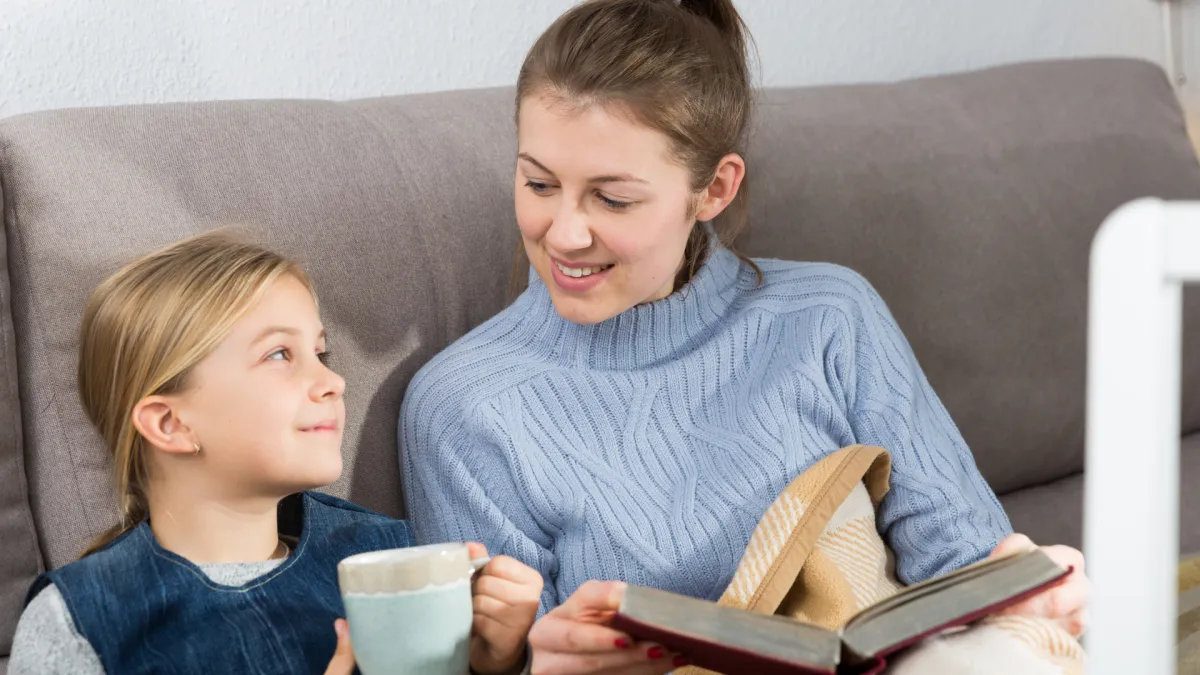 A calm, connected moment between parent and child, illustrating emotional safety, presence, and supportive parenting for anxious children.