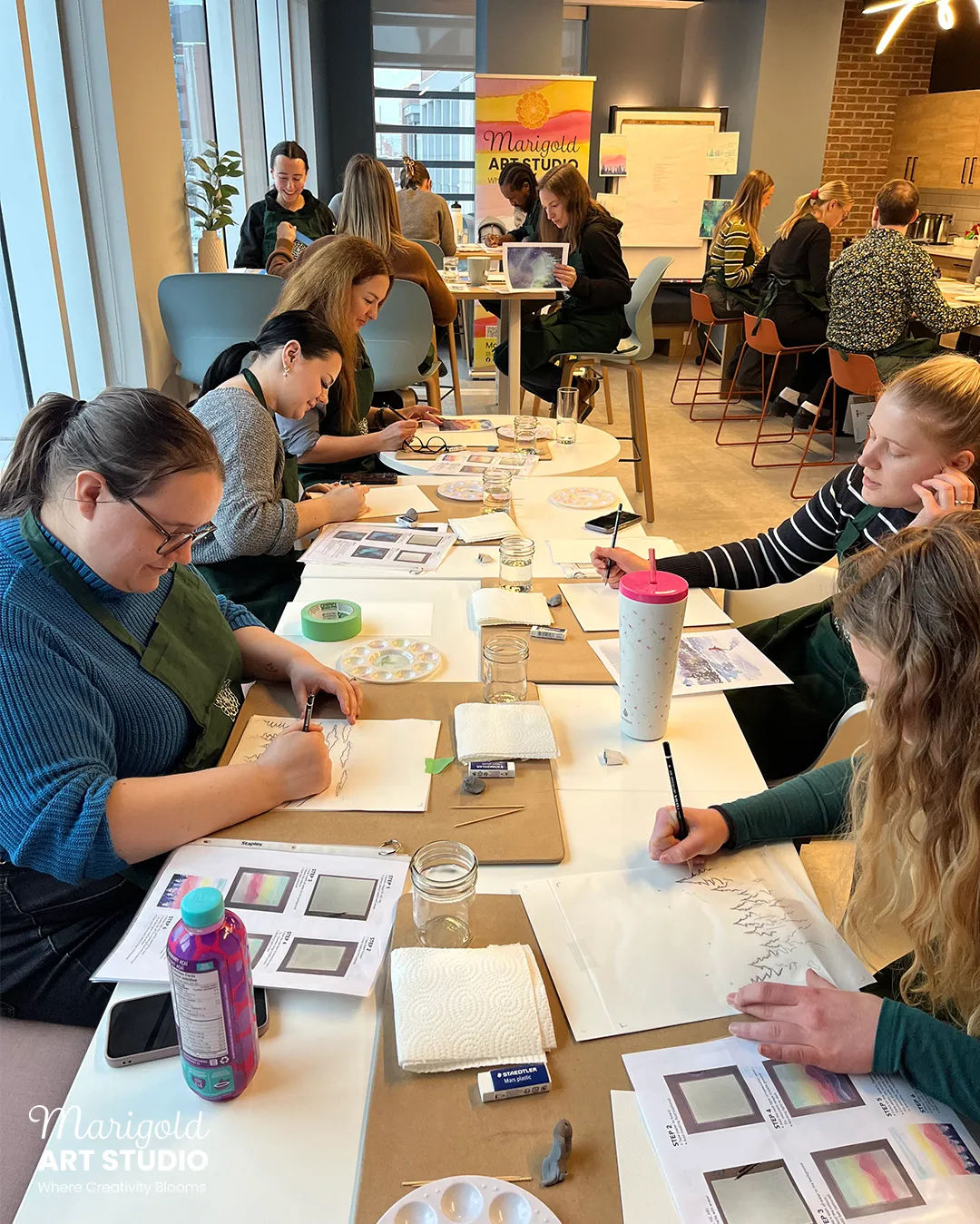 Marigold Art Studio - Ottawa Corporate Team Building Event