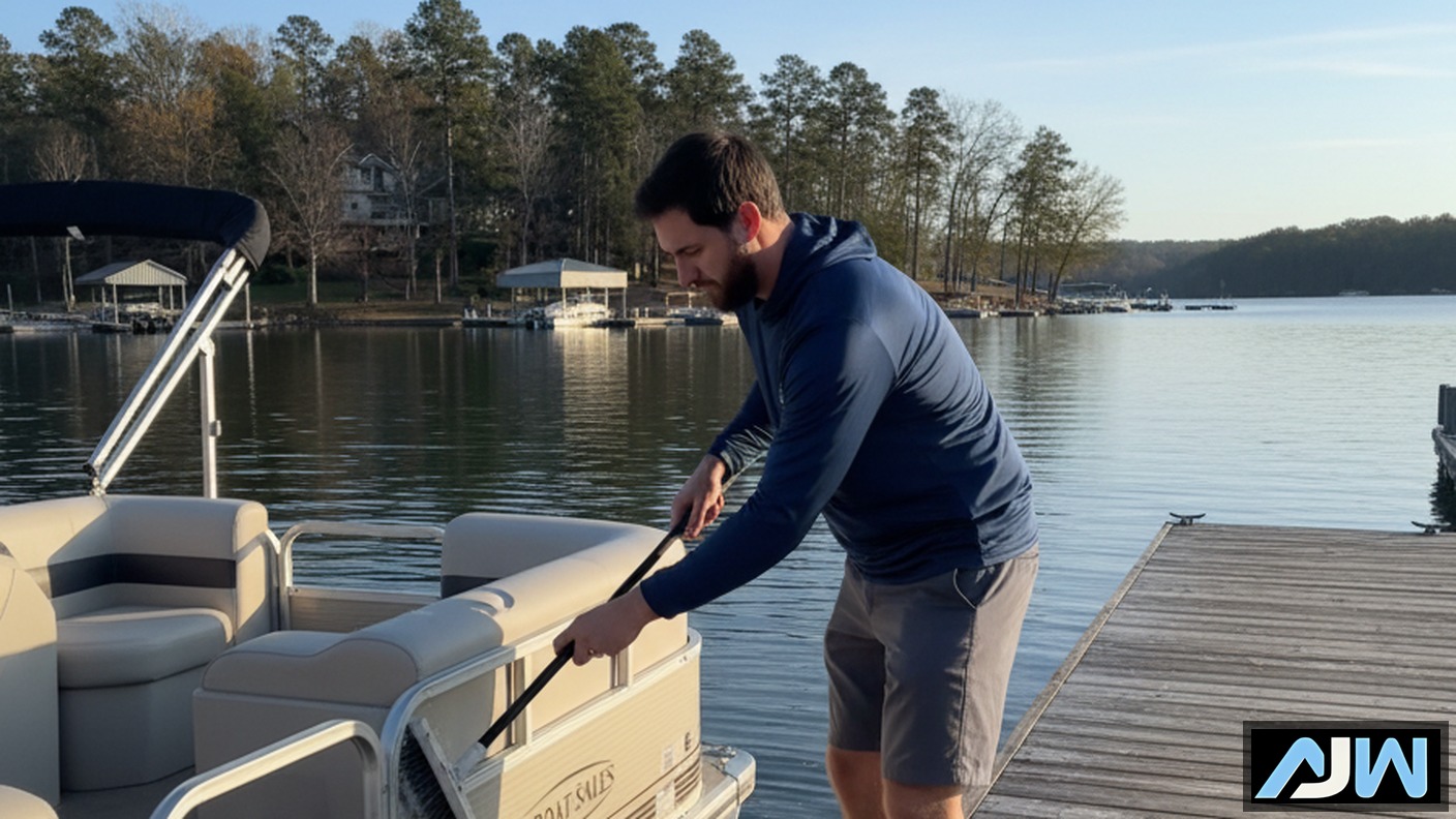 Pontoon Interior Restoration Lake Norman — Job Spotlight