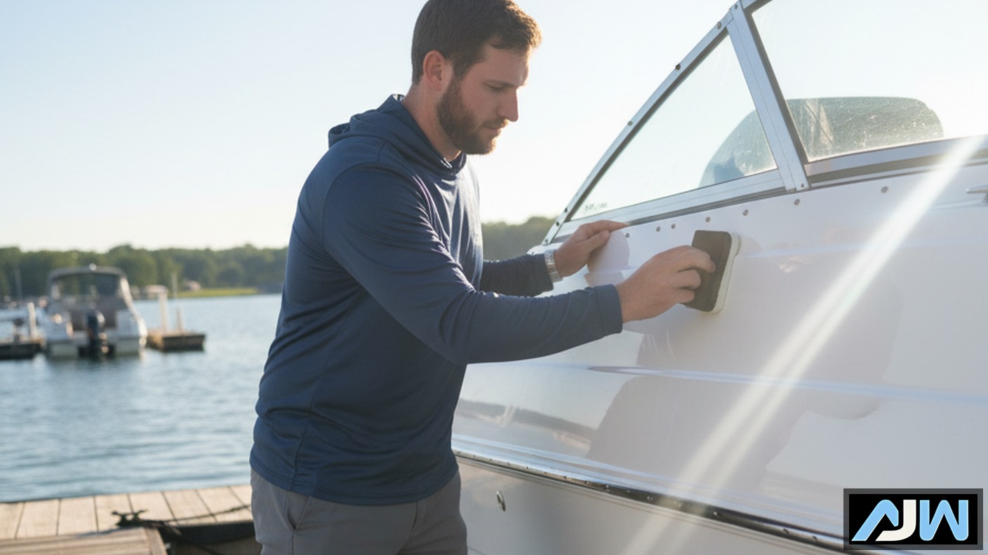 Gel Coat Oxidation on Lake Norman — Summer UV Fix