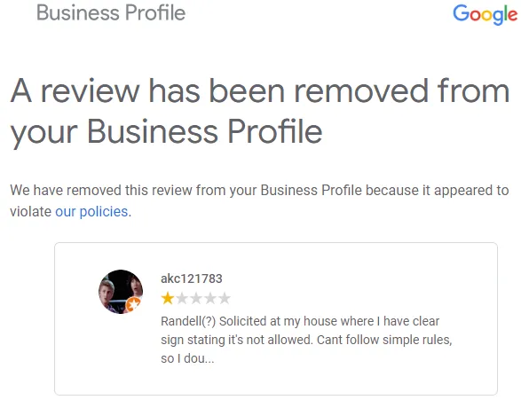 Get Rid of Negative Reviews