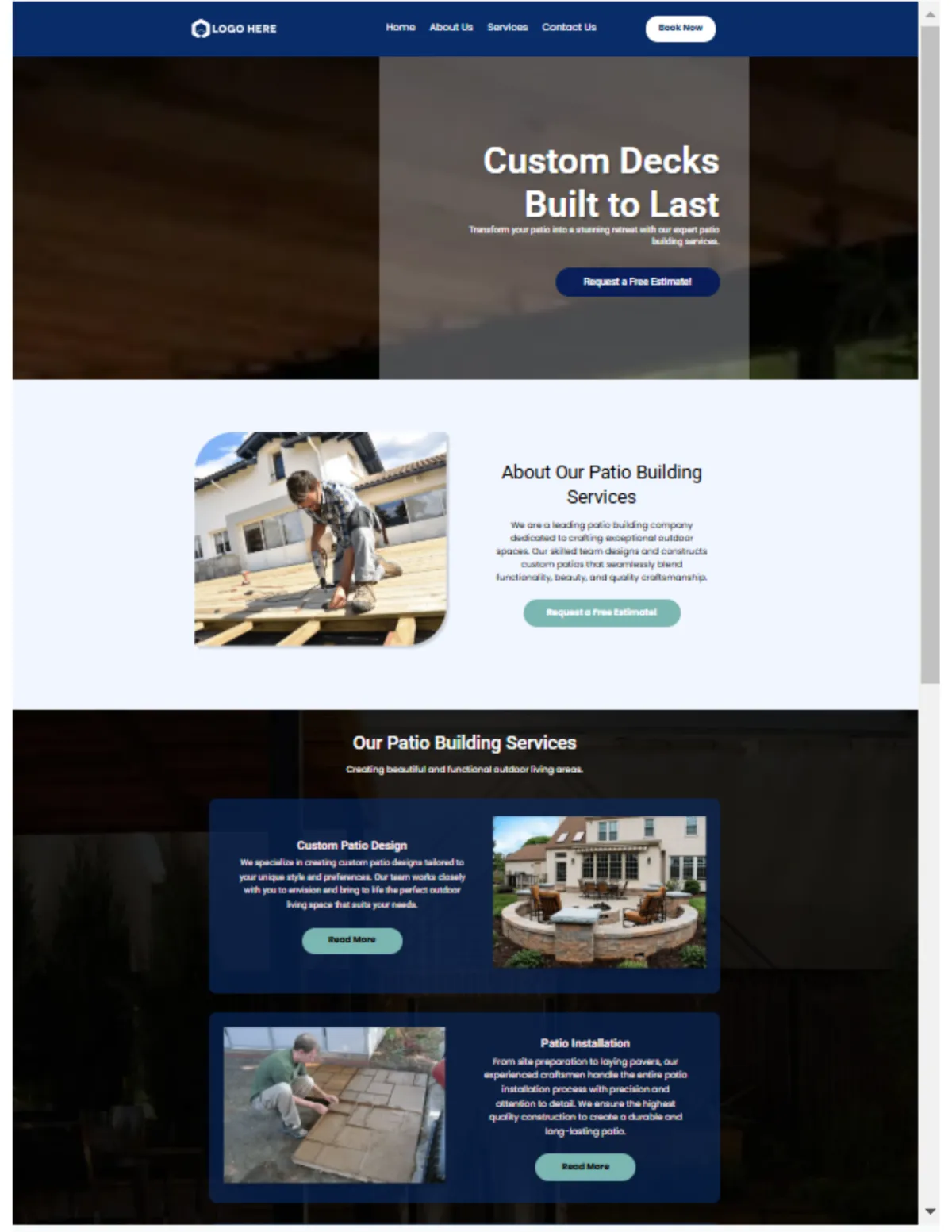 Example of Home Improvement Website