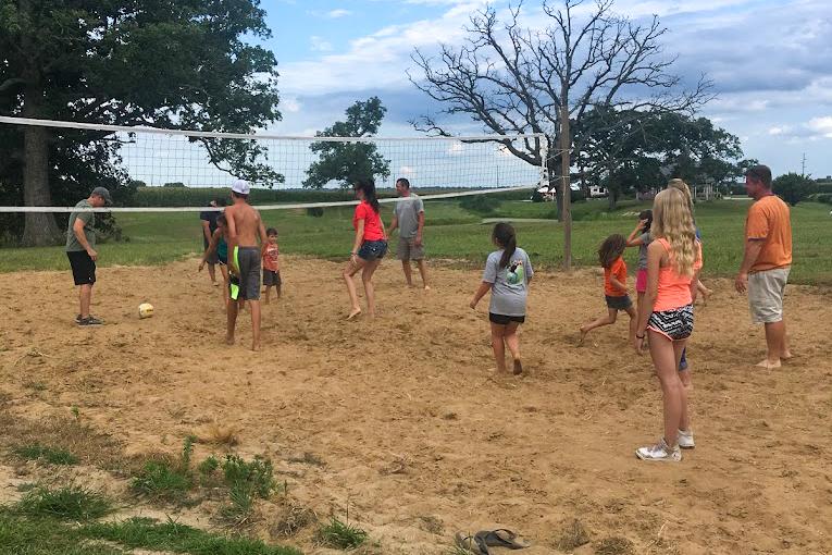Volleyball at Buena Vista Farms Campground In Central Illinois