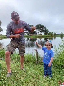 Fishing at Buena Vista Farms Campground In Central Illinois