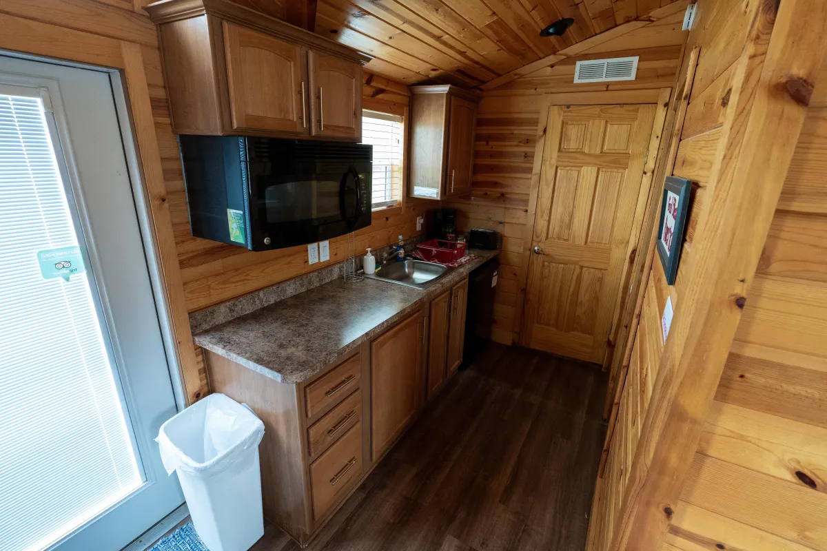 Glamping Cabins at Buena Vista Farms RV Campground In Central Illinois
