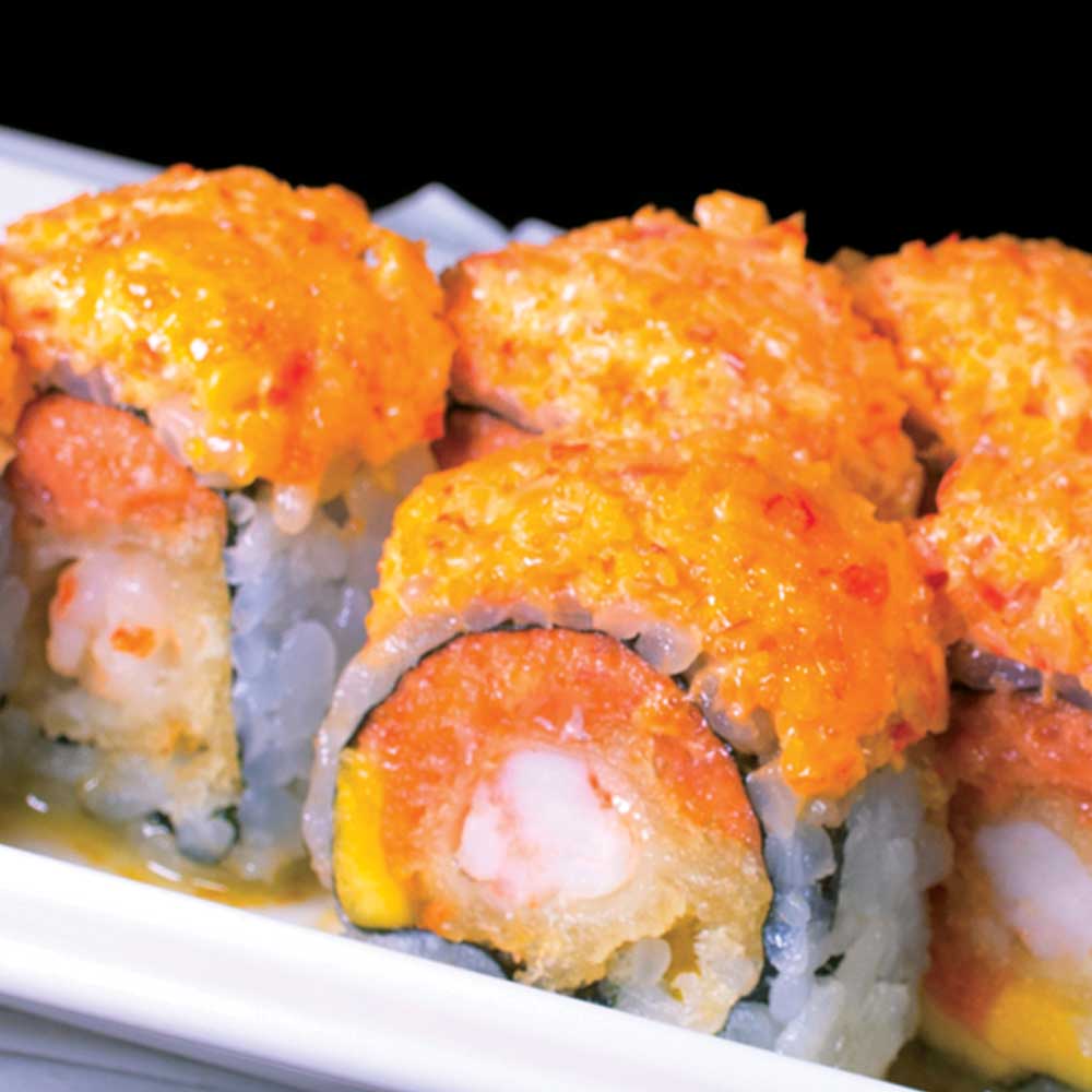 Signature Angry Dragon roll at Mr Sushi & Grill in Middletown, NY