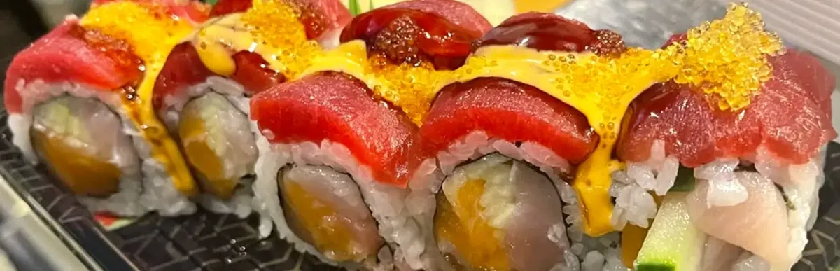 New Orleans Roll signature sushi roll at Mr Sushi & Grill in Middletown, NY