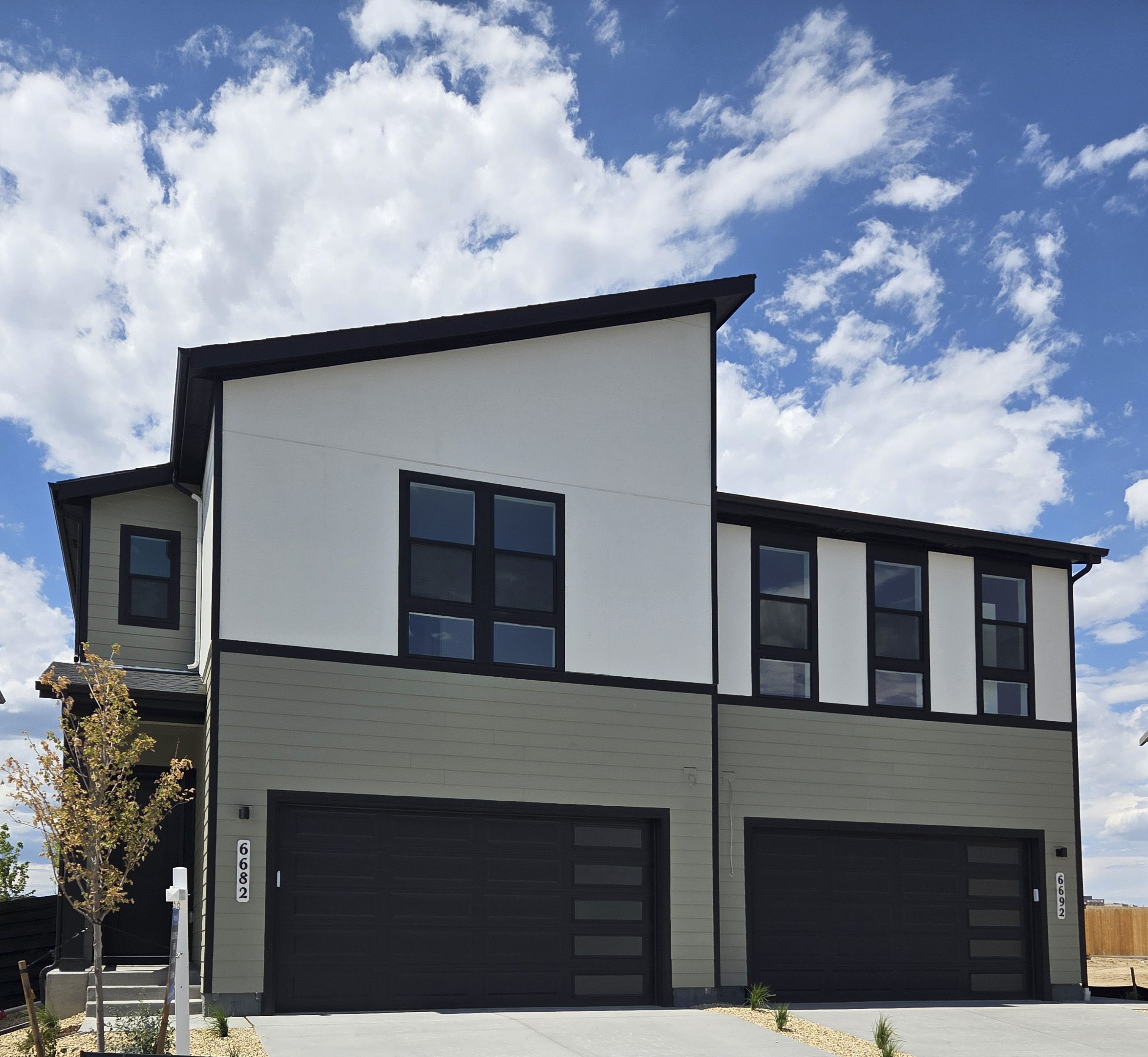 Modern two-story home in Colorado Springs with Pikes Peak views
