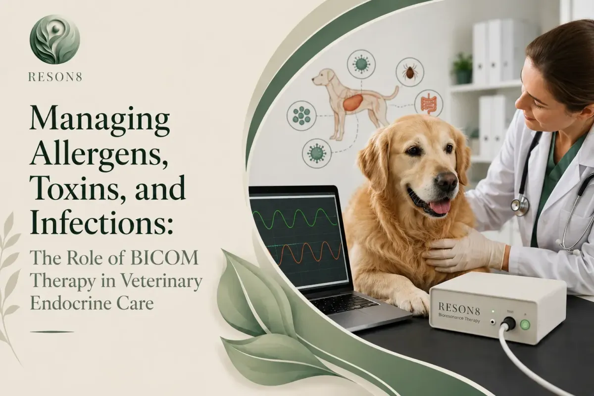 Managing Allergens, Toxins, and Infections: The Role of BICOM Therapy in Veterinary Endocrine Care