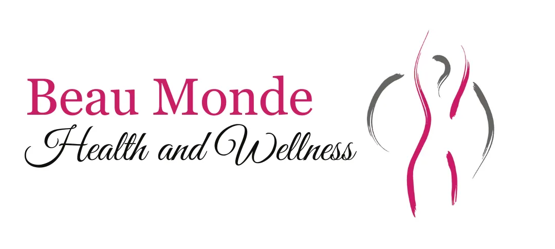 Beau Monde Health and Wellness logo. Weight Loss, Hormone Replacement Therapy, IV Hydration Therapy, Botox, Microneedling, Filler, Body Sculpting, Body Contouring, Free Consultation, VIP Rewards, Weight Loss Shots, Semaglutide, Vitamin Shots