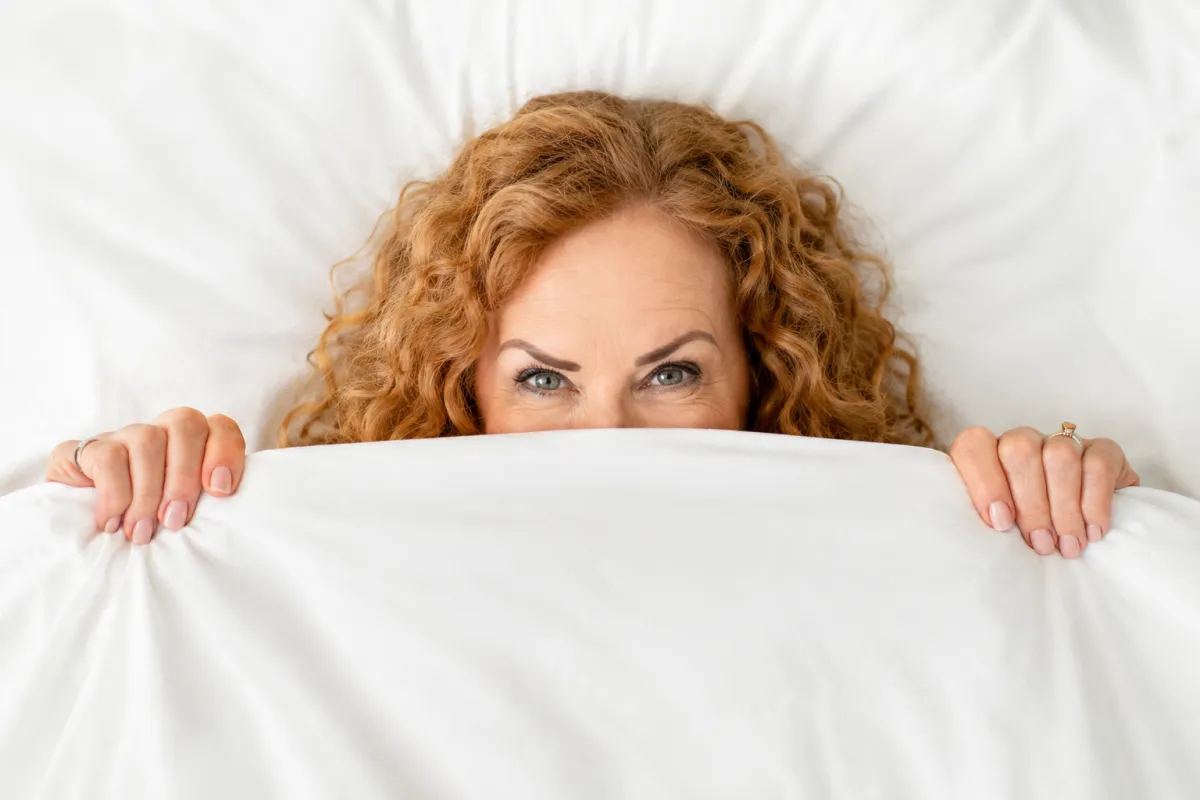 Sleeping in bed after knee replacement