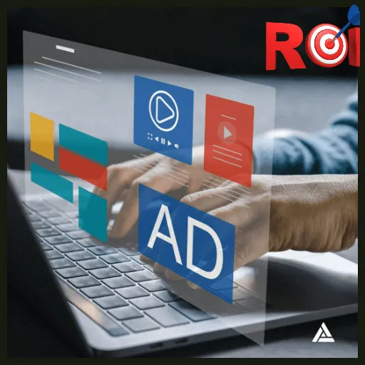 Image AD and ROI  with a dart in a target