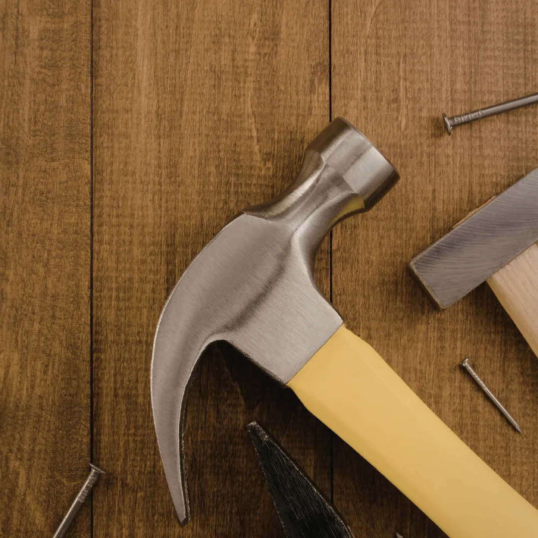 Heavy-duty hardware used for secure deck construction and rebuild