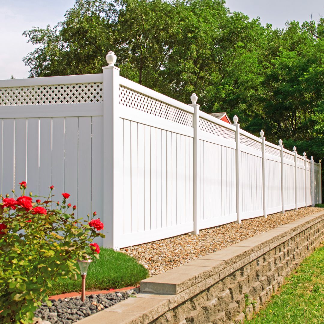 Custom fence design and upgrades Completed residential fence installation by BuiltWell Group
