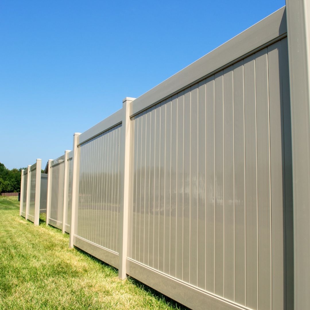 Vinyl fence replacement services by BuiltWell Group