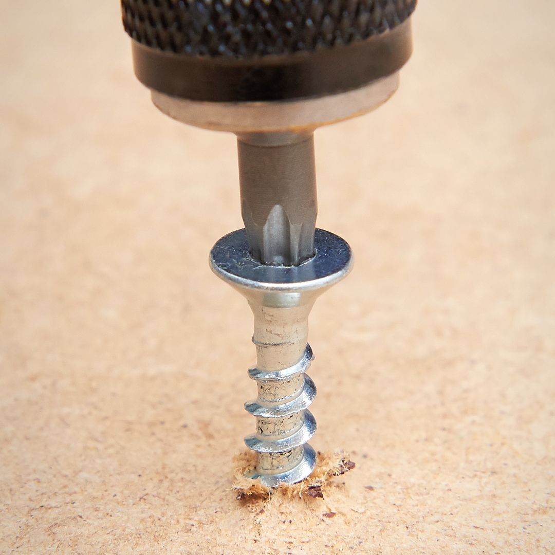 Galvanized steel fasteners used for secure deck and fence construction