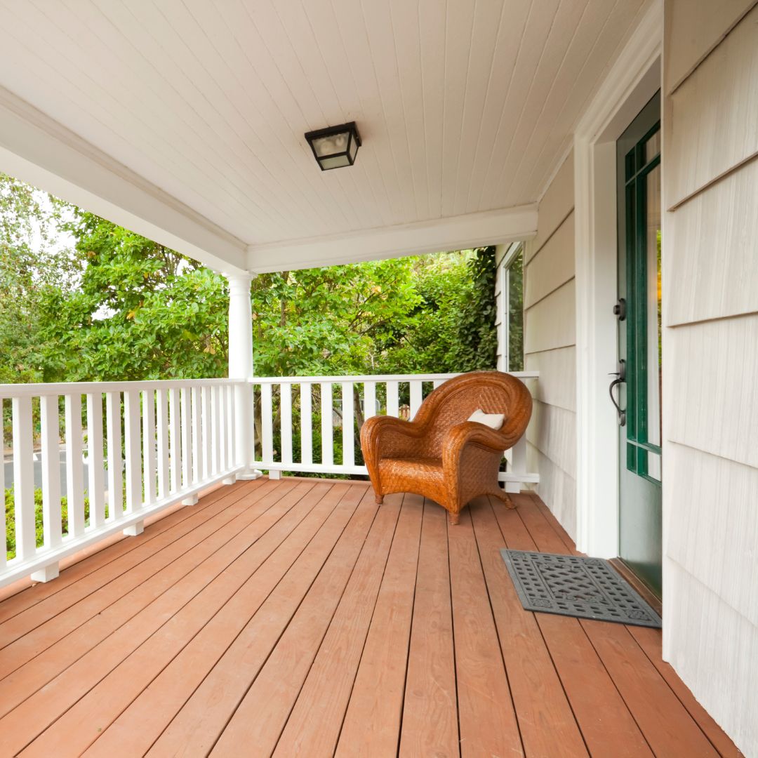 Deck and porch painting for residential exterior wood protection and curb appeal