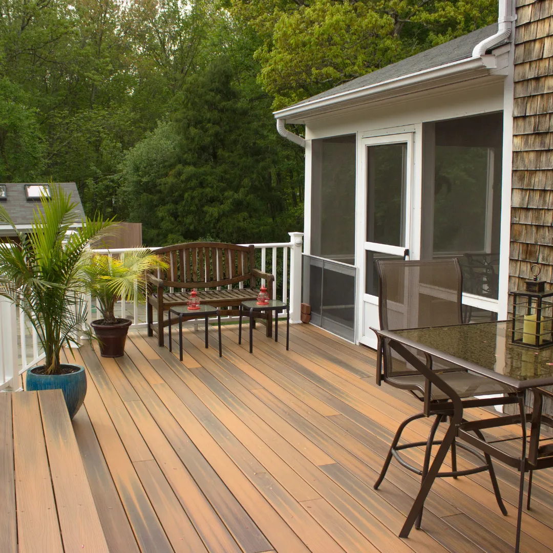 New deck construction services by BuiltWell Group
