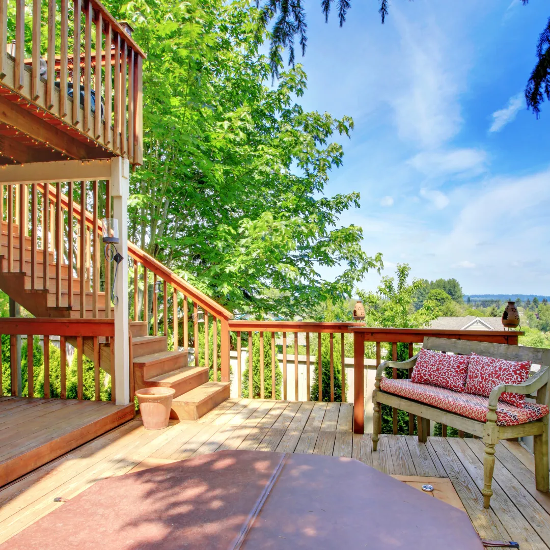 Multi-level decks by BuiltWell Group