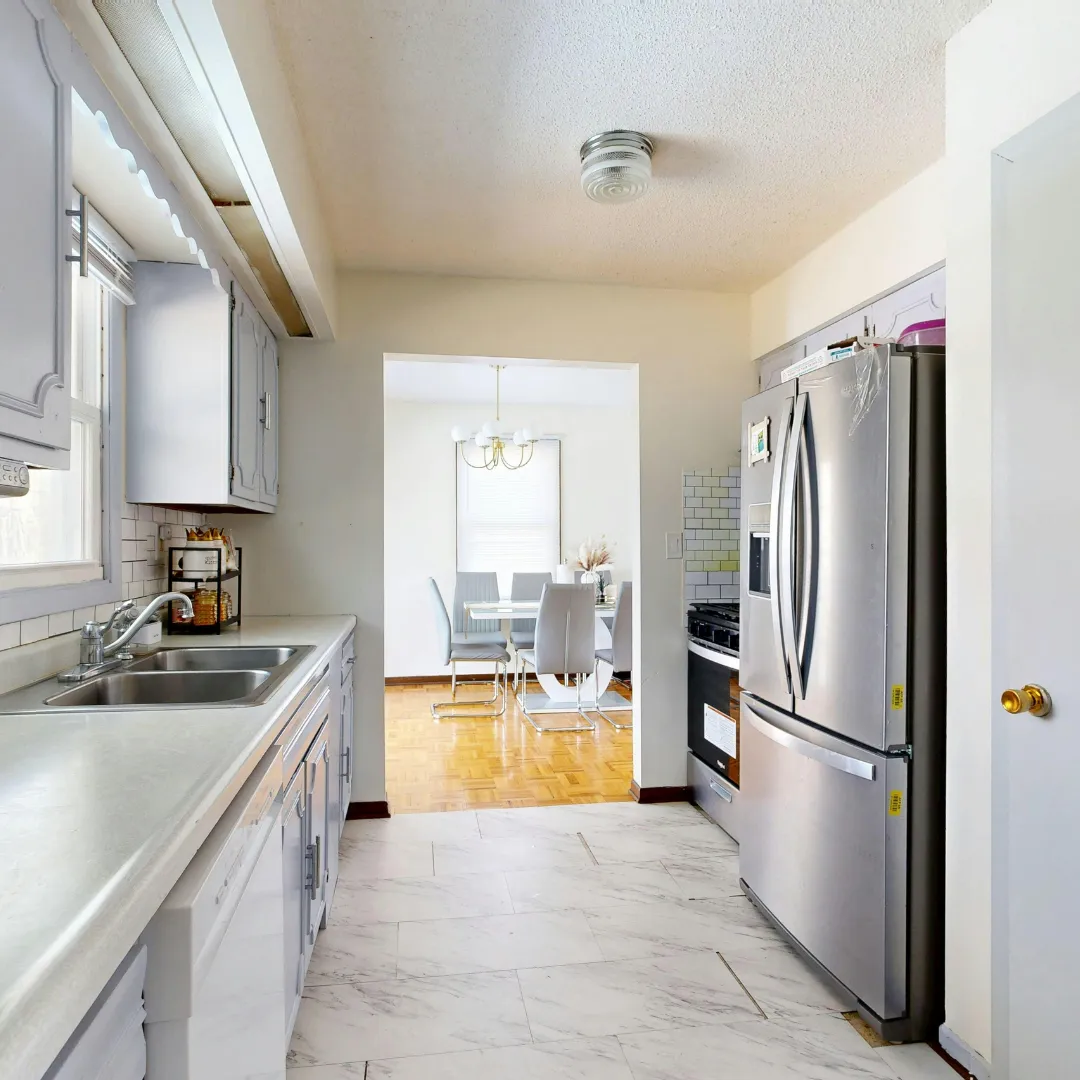 Energy-efficient appliances installed for residential kitchen remodeling and upgrades