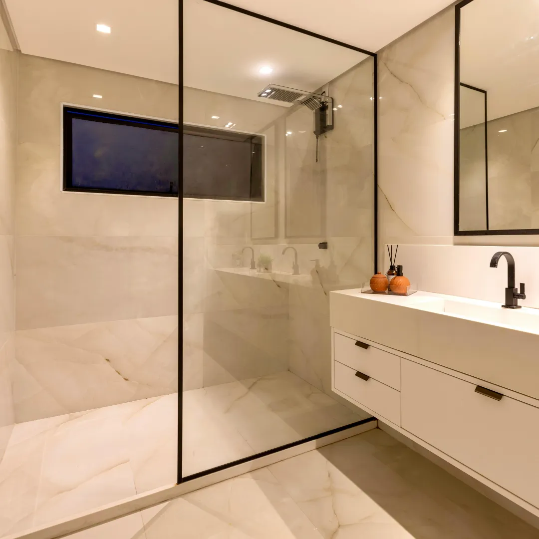 Tile and flooring installation for residential bathroom remodeling and upgrades