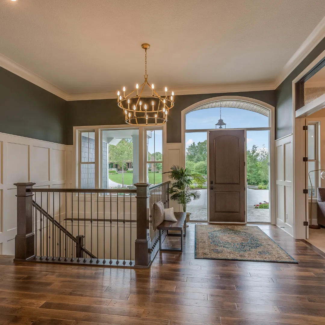 Luxury vinyl plank flooring installation for residential home remodeling