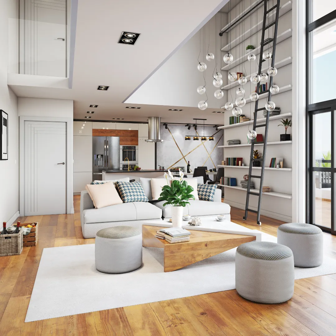 Interior painting improving residential home appearance, comfort, and style