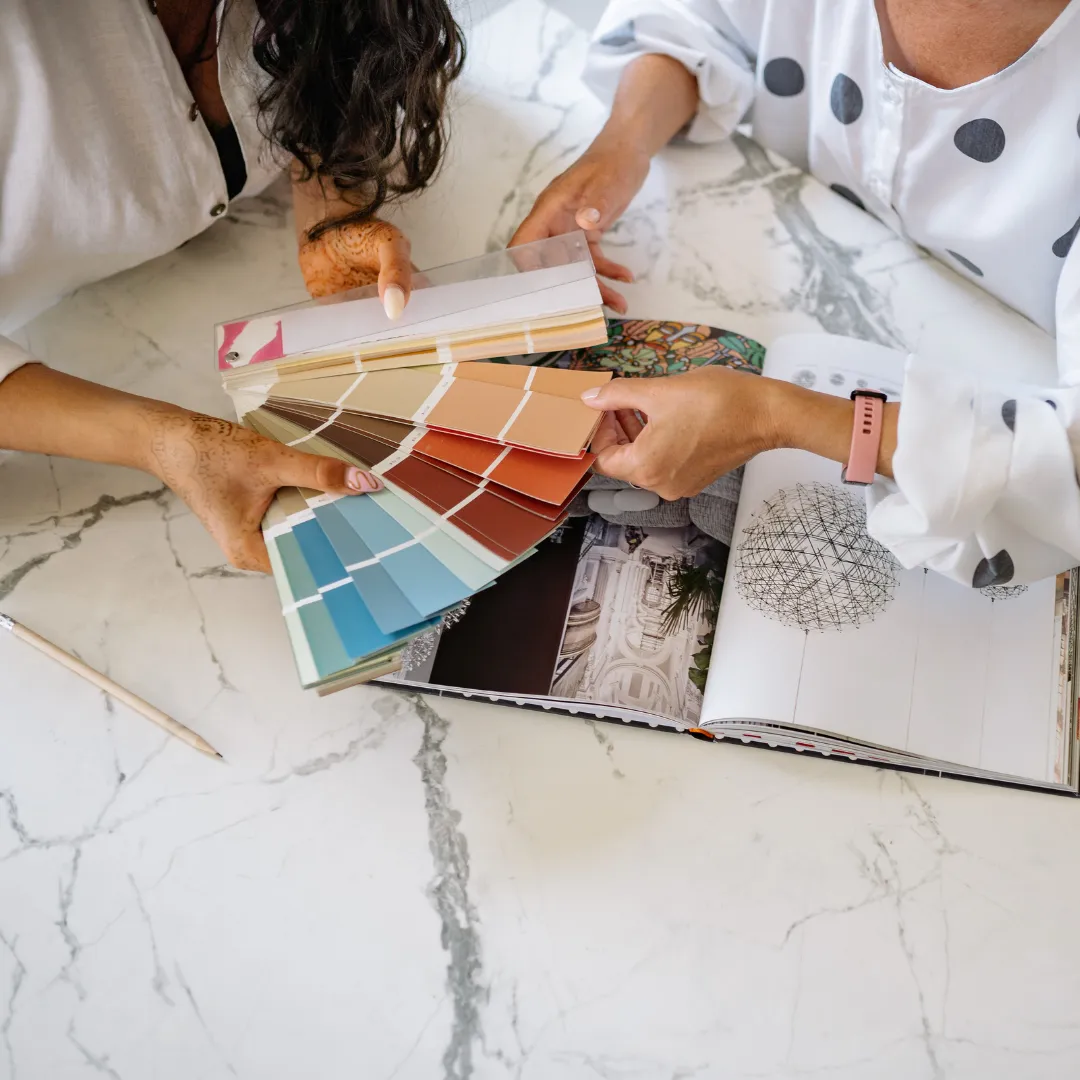 Color consultation and custom finishes for residential interior painting projects