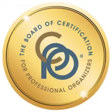 Certified Professional Organizer Badge
