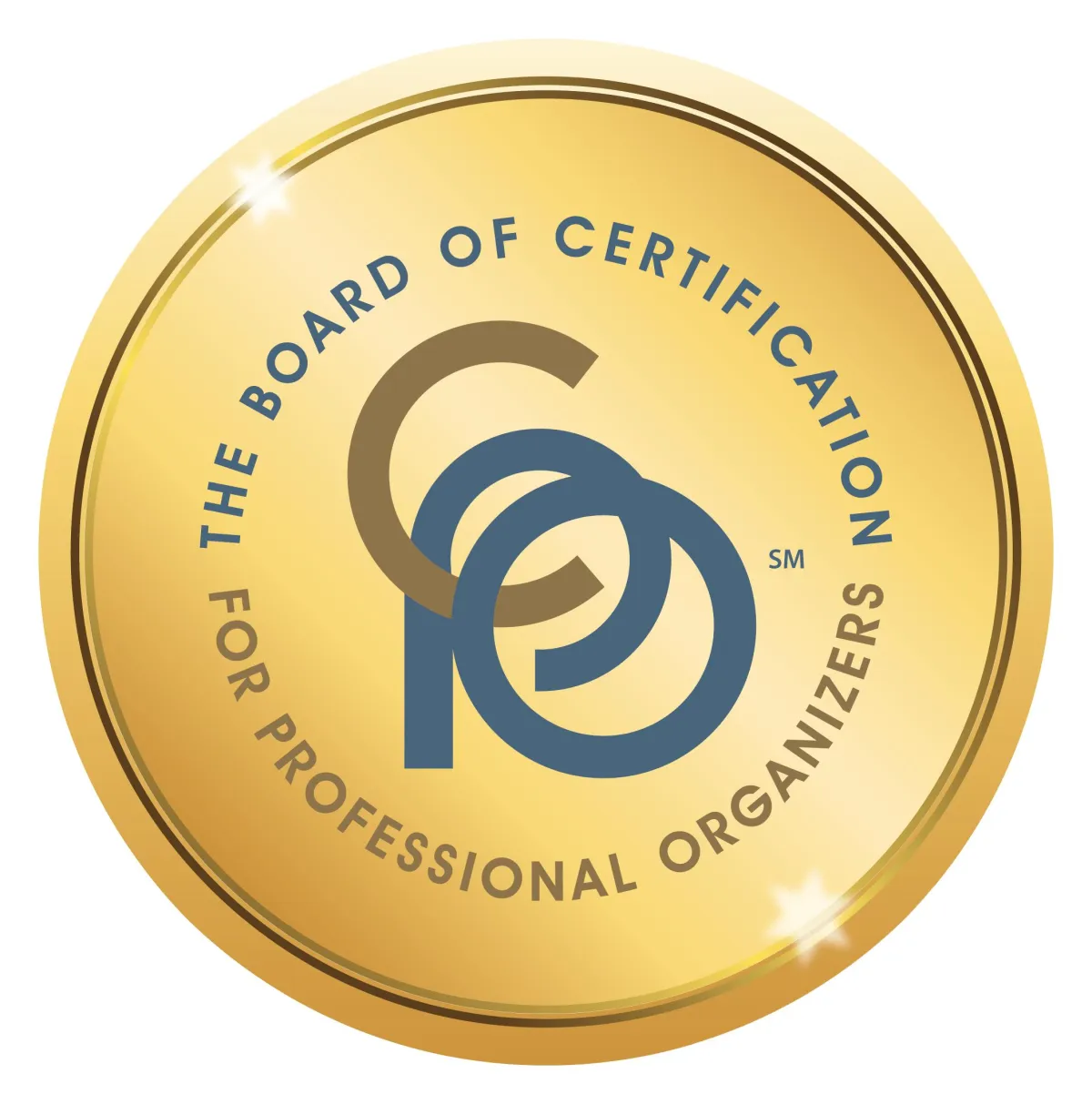 Board of Certification for Professional Organizers CPO Badge