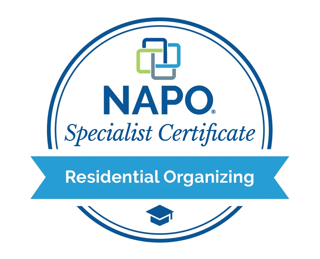 NAPO Specialist Certificate Residential Organizing