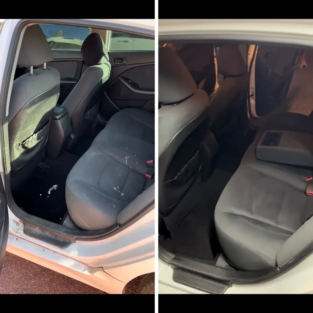 interior detail before and after picture