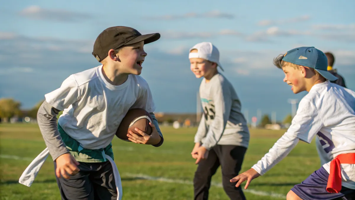 football game on focus photography