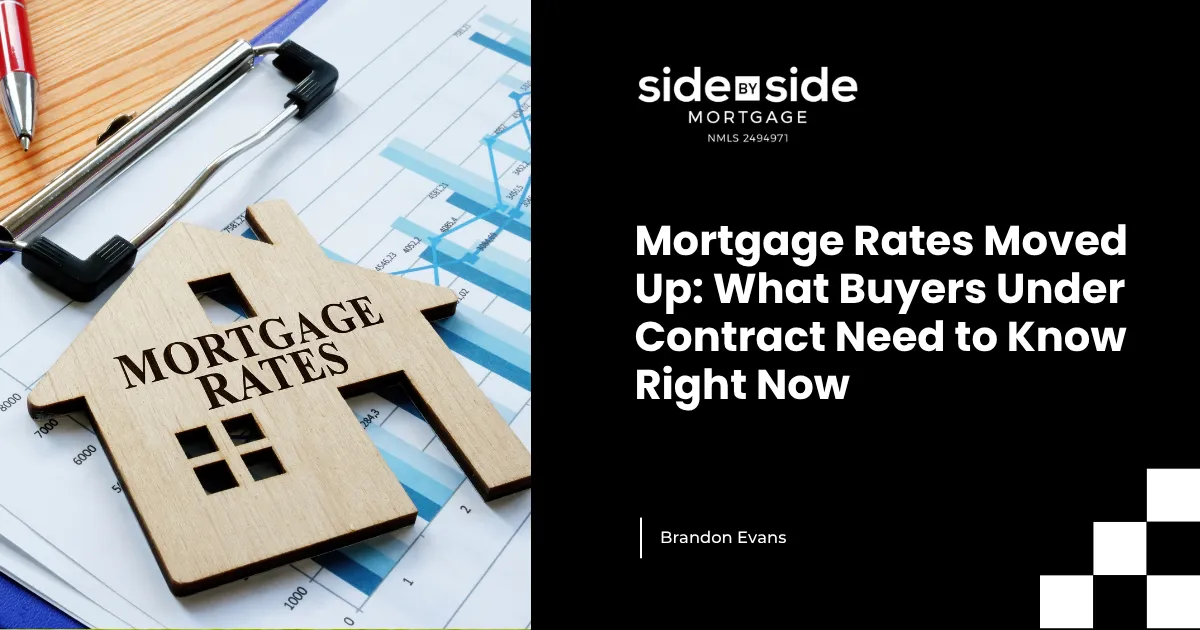 Mortgage Rates Moved Up: What Buyers Under Contract Need to Know Right Now