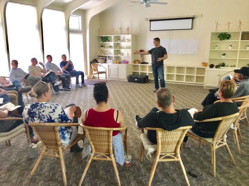 Colonel Garth Massey delivering Shape the Environment keynote — corporate leadership training
