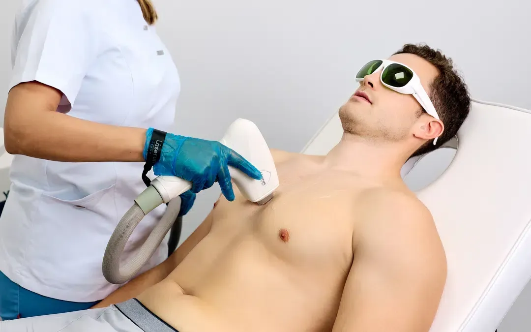 Sesión de depilación láser en AMADO CLINIC Miami