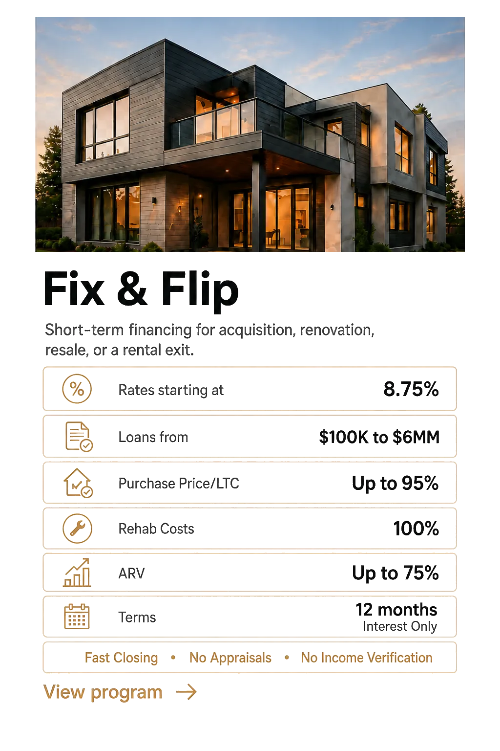 Fix and Flip Loans In Tampa