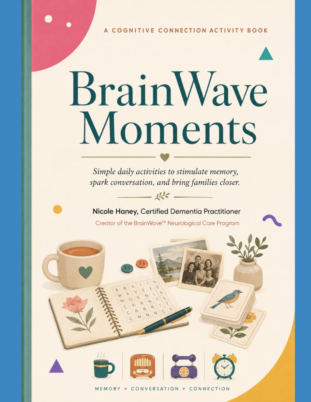 BrainWave Moments activity book cover
