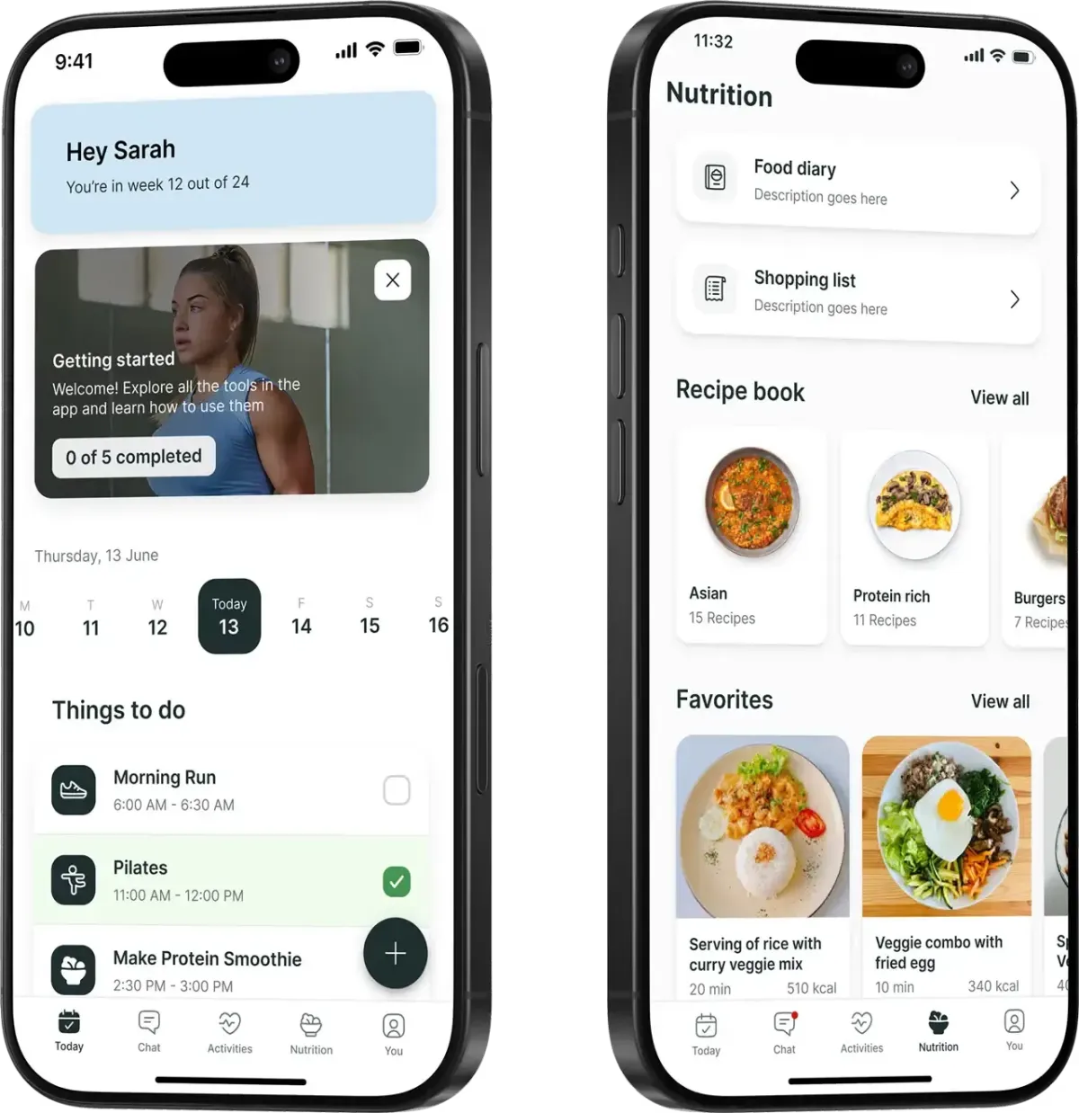 Coaching app preview