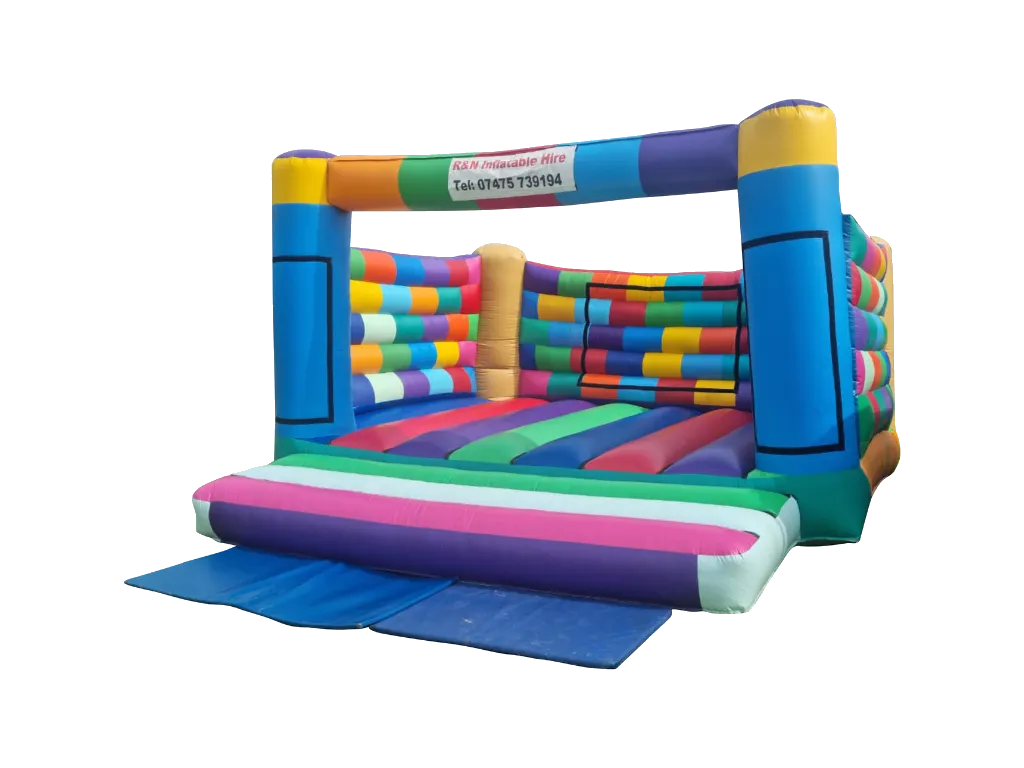 Multi Colour H Frame Bouncy Castle